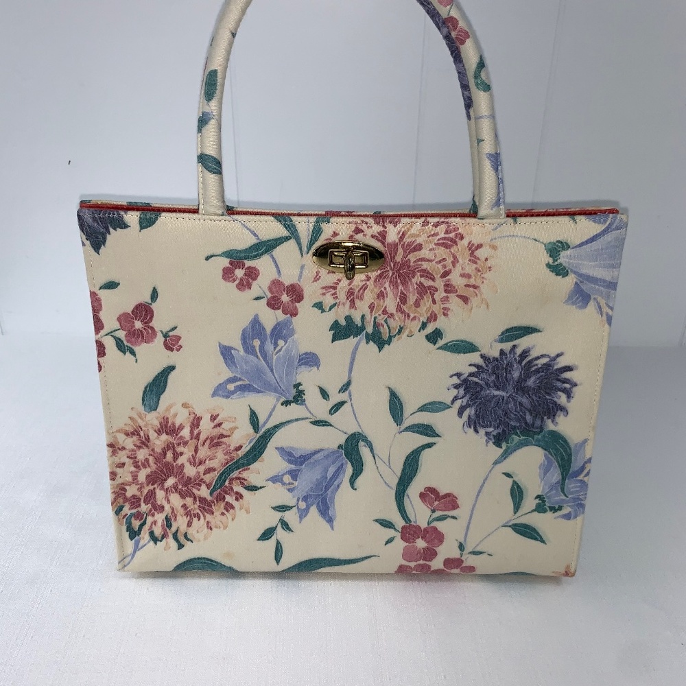 Vintage Margaret Smith Floral Handbag